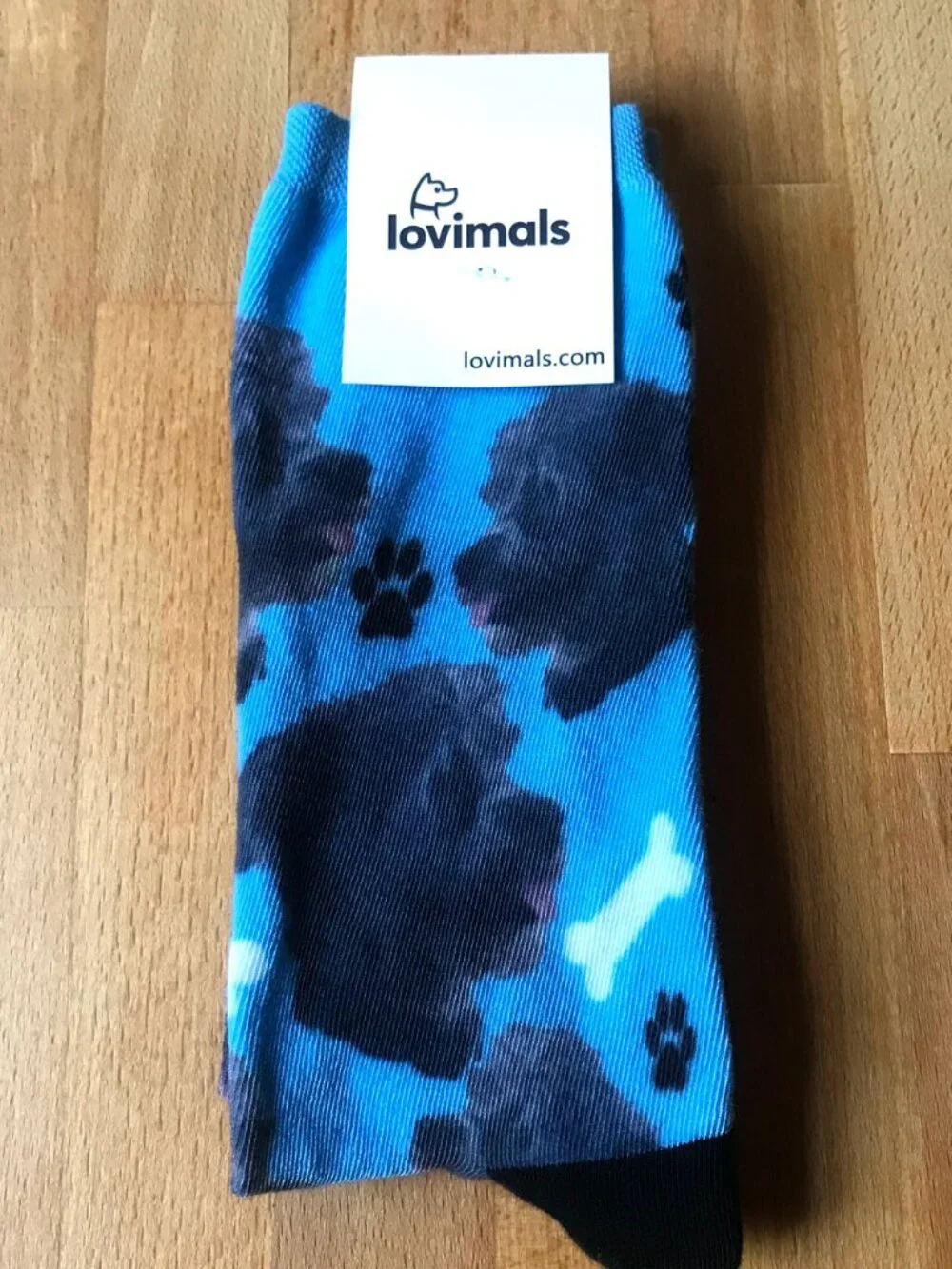 Lovimals Blue Border Terrier Dog Print Socks